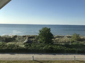 Vue sur la plage ou l’océan