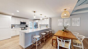 Kitchen with Countertop Seating