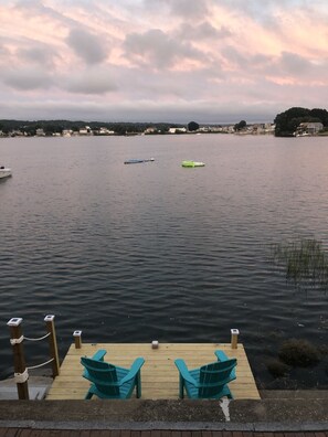 View from water level deck. Have a drink and enjoy the sunset! 