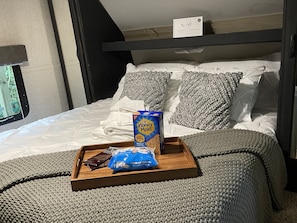 S'mores anyone? Every guest receives complimentary fixings for this campout fav!