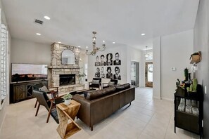 Living Room and Bar Area