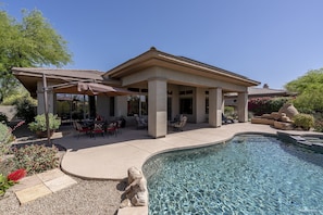 View of the covered patio
