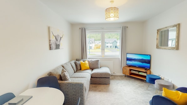 Living room at 10 Bynack House