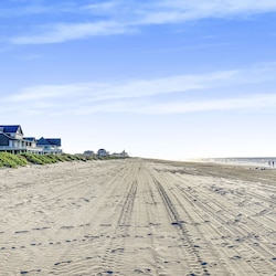 Miles of beautiful Texas beach in both directions!
