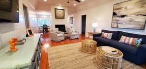 A Casual Family Beach House with a clean modern aesthetic