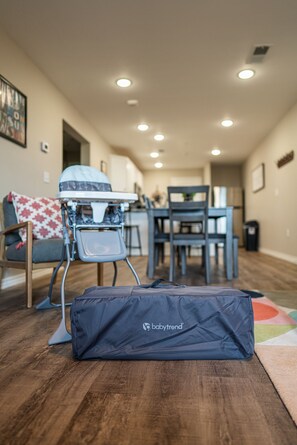 High Chair and Pack n Play on site