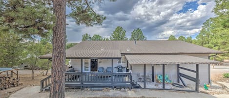 Ruidoso Vacation Rental | 4BR | 3BA | 2,191 Sq Ft | Stairs Required for Access
