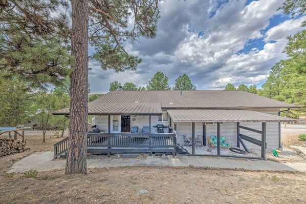 Ruidoso Vacation Rental | 4BR | 3BA | 2,191 Sq Ft | Stairs Required for Access