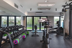 Gym with high-quality exercise equipment
