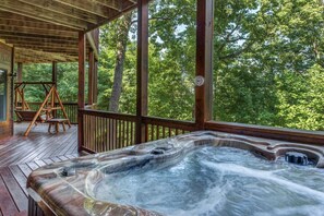 Hot tub with a view