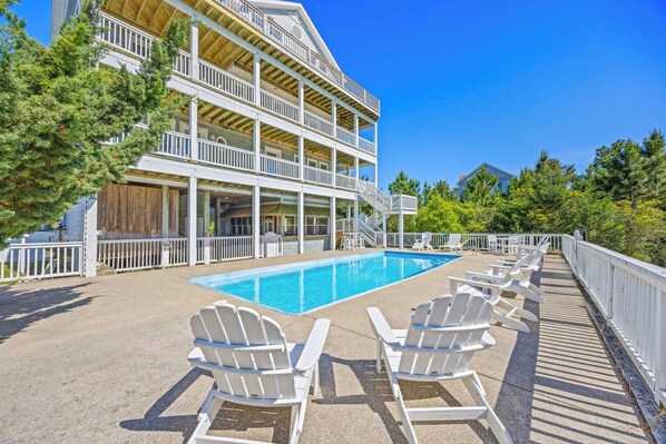 Surf or Sound Realty - 1031 - Spittin Kitty - Pool Area -3
