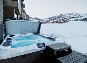 Private Hot Tub with a view of the Canyons