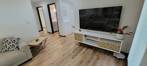 Large TV for enjoying movies or shows together as a family