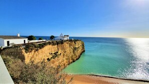 Enjoy the crystal and freshwater of Algarve's sea and the warm sunlight, perfect combination for sunbathing #beach #perfect #algarve #portugal