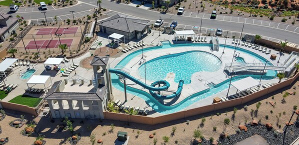 Pool, Hot Tub, Lazy River, Hydro Tube