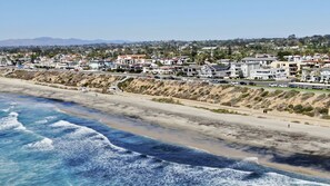 Be on the beach in minutes, right across the street