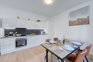 Kitchen and dining area