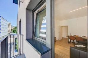 Balkon in der Halle, um schöne Abende zu genießen