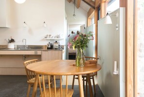 Ladymeade, near Dorchester: The dining area seating four guests