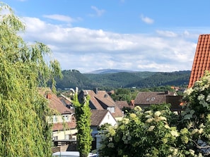 Ausblick vom Balkon