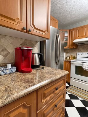 Coffee corner in the kitchen 