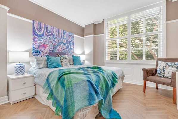 Spacious combined living/bedroom
