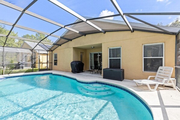 Heated pool view