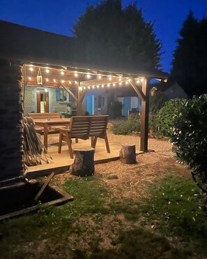 Maple Tree Patio by night
