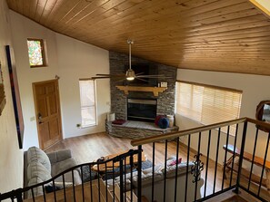Main living room just inside the formal entrance 