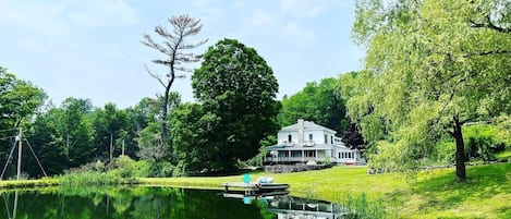 Go for a boat ride. Go fishing. Go for a swim. Let go at The Stewart Manor.