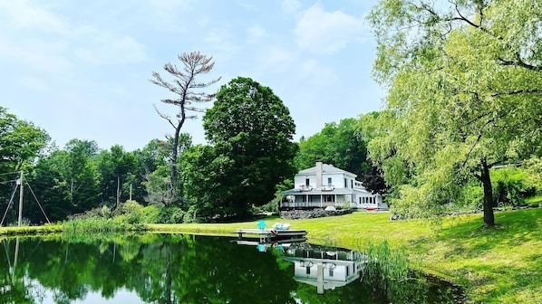Go for a boat ride. Go fishing. Go for a swim. Let go at The Stewart Manor.