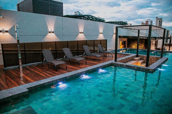 Rooftop pool
