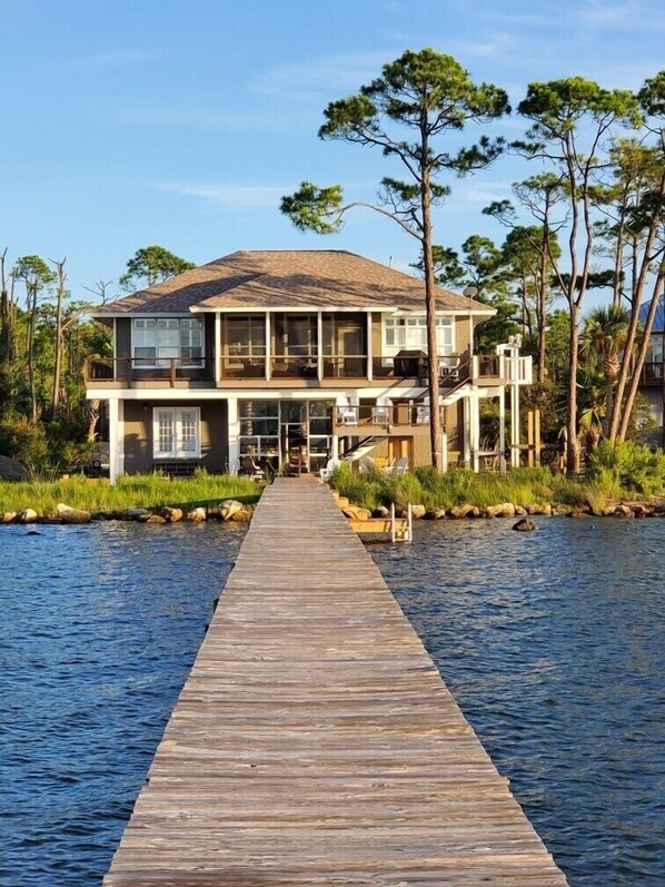 View from bay. 
