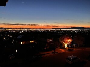 Blick von der Unterkunft
