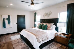 Master suite with king bed