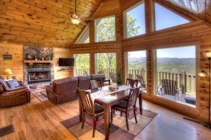 Open and inviting floor plan