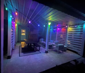 Covered Living/Dining Space