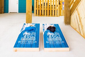 Custom Cornhole Boards available for added fun