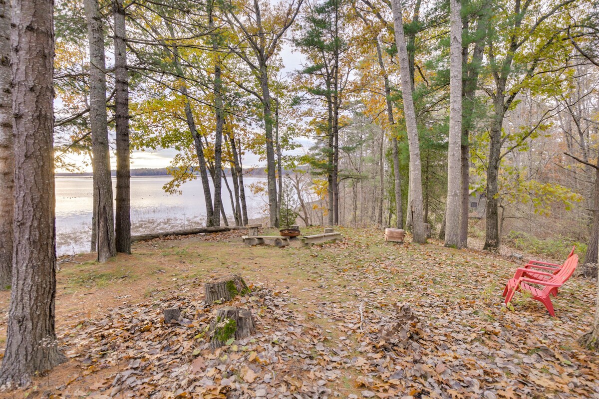 Waterfront Dresden Cabin with Deck + Fire Pit!