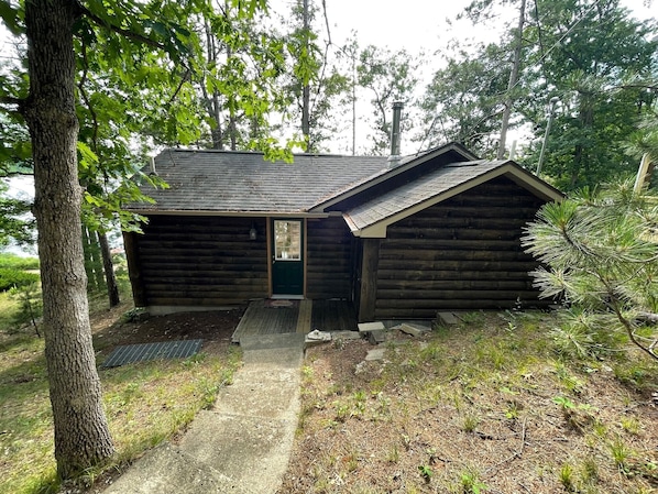 View of Cabin From Steps by the Top Road