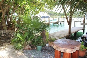 Marina property boat slips