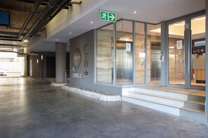 Interior entrance