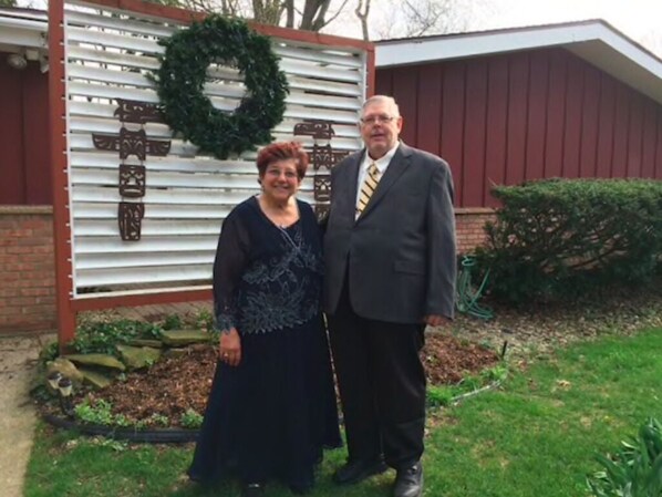 My husband Jeff & I