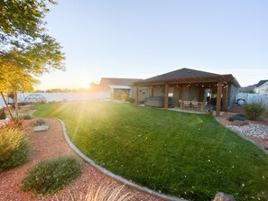 Backyard /hot tub