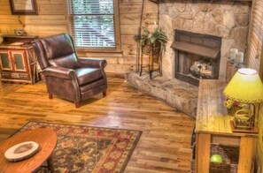Best seat in the house for a warm fire