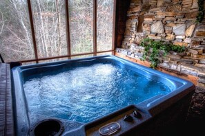 Hot Tub with Wooded Views
