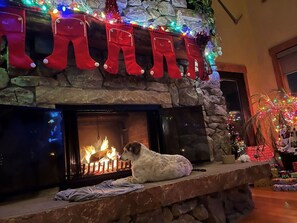 Great Room Fireplace & "Muffler"