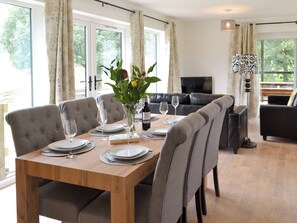 Dining Area | Cedar Lodge - Broad View Farm, Blacknest, near Alton