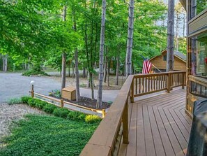 View from the table on the deck