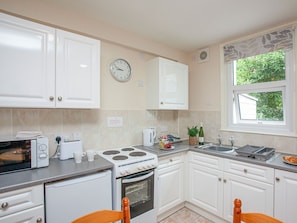 Kitchen area | Apartment Five - Broadshade Holiday Apartments, Paignton